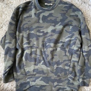 Express Camo Crewneck